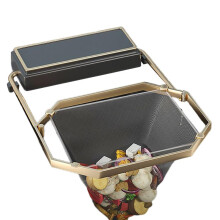 Filtre D'Évier en Placage, Filtre D'Évier D'Angle Pliable, avec Sac en Filet Jetable, Collecteur de Déchets de Cuisine Efficace, Gris.