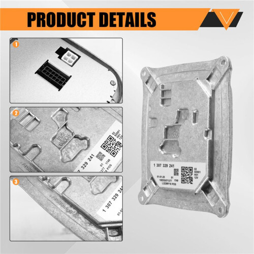 Módulo de Controle de Lastro de Farol de LED DRL 1307329241 para  L322 2