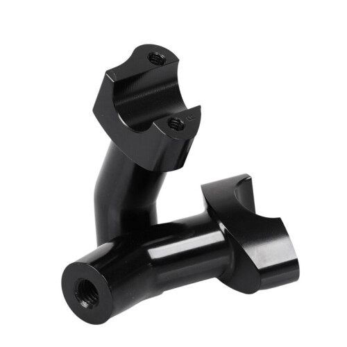 3.5Inch Tall Pullback Handle Bar Risers for  Softail Dyna Sportster Touring Pullback Straight Aluminum Handle 2
