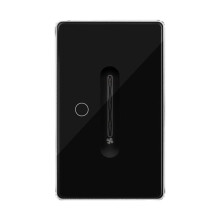 Zigbee Fan Light US 1 Gang Touch Control with Slider Control Fan Speed Neutral Required Work with Tuya APP