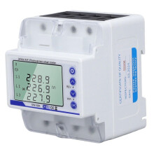 WiFi Circuit Breaker 3-Phase Meter with LCD Display - 60-300V 100A Directional