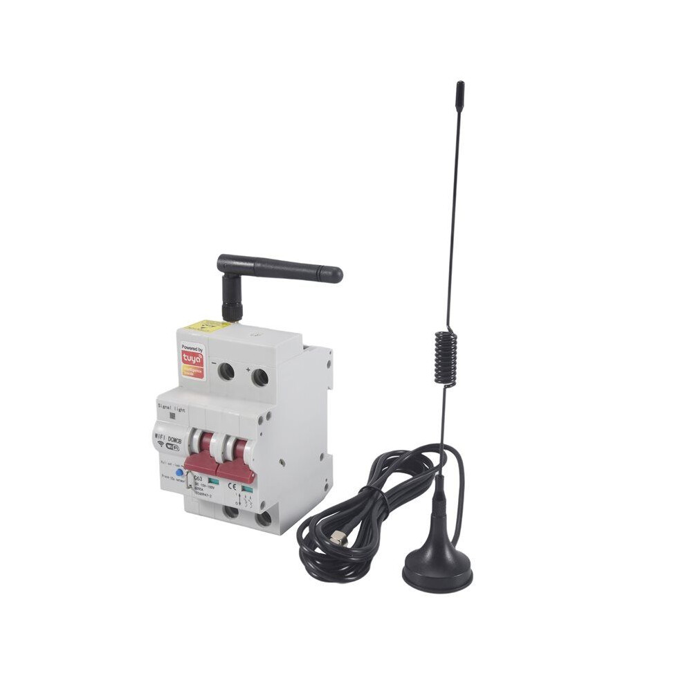Circuit Breaker 2P App Control Wifi Circuit Breaker 63A Dc10â100V Short-Circuit Protection Air 4713283205357