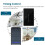 Zigbee  Fan Light US  1 Gang Touch Control with Slider Control Fan Speed Neutral Required Work with Tuya APP 4
