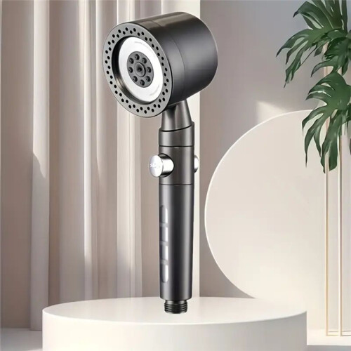 New Strong Pressure Water Saving Filter Shower  5 Modes Handheld Shower  One Button Stop Bathroom Accessories B 1