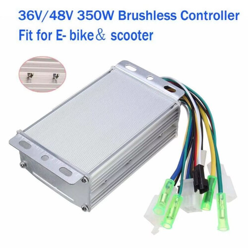 350W Borstelloze -Motorcontroller voor E-Bikes, Compatibel met 36V/48V E-Bikesystemen, Efficiënt Energiebeheer 1