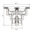 2X Kitchen Sink Drain Assembly with Strainer Basket Drain Stopper Diameter 114mm for Kitchen Quartz Stone Sink 5