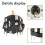 3X RKJXT1F42001 4-Way  Car Navigation Encoder Key Rocker  with Push  Encoder 4