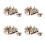40Pcs/Pack  2-Phase 4-Wire Stepper Motor Miniature Stepper with Gear Small Tiny  Motor Toy Engine DIY 1