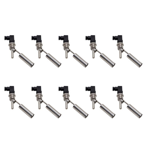 10PC Liquid Float Water Level Sensor Side Mount Float  Safe Stainless Steel Under 220V 1