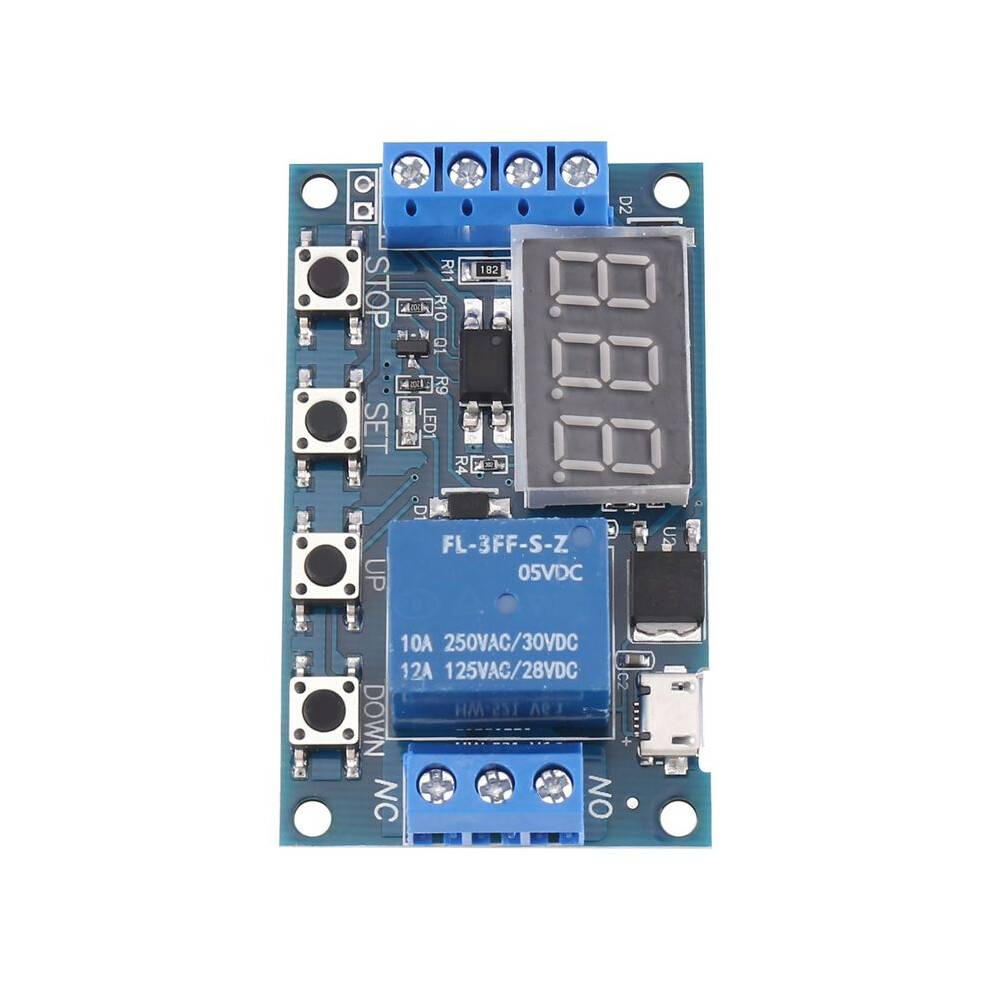 3X Hw-521 Digital Delay 1 Way Relay Trigger Cycle Timer Delay Circuit Board Timing Control Module 6031353614266