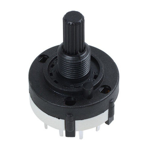 8X 3P4T 3 Pole 4 Position Single Wafer Band Selector Rotary  W Knob 2