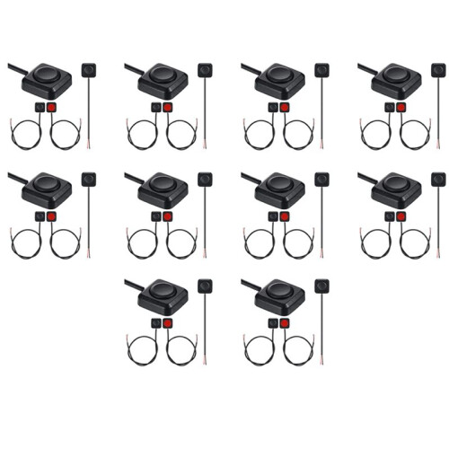 40 Pcs Momentary  Momentary Push Button  Off  12V 24V Surface Mount  Button