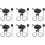24 Pcs Momentary  Momentary Push Button  Off  12V 24V Surface Mount  Button 1