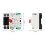 2X Single Phase Din Rail ATS 220V PC Dual Power Automatic Transfer  2P 100A Household Power Transfer 5