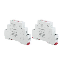 2X GEYA GRT8-S Zeitrelais mit Asymmetrischem Zyklus SPDT 16A Elektronisches Relais, GRT8-S1 AC230V