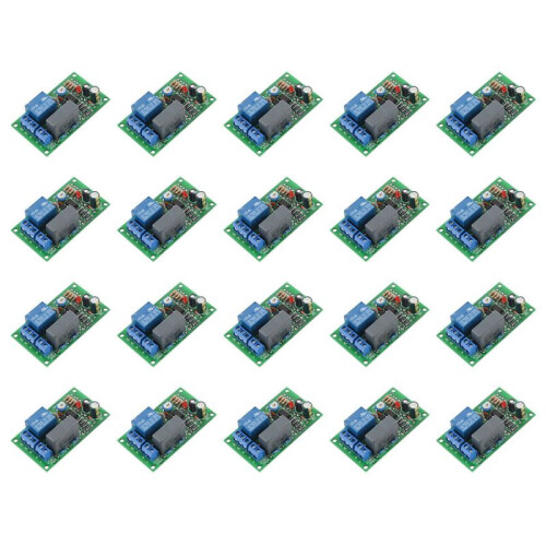20X Scheda Relè 220V, Accensione, Ritardo, Modulo Circuito, Interruttore Corridoio, Luce Scale, D1B5