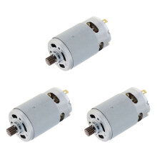 3X 21V RS550 Motor Brushed Motor 14 Teeth Suitable for 4/6 Inch Cordless  Logging Saw Chainsaw Tool Accessories