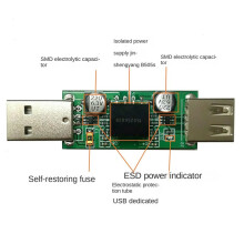 4X ADUM3160 USB-Isolatormodule USB Naar USB-Spanningsisolatormodule Ondersteuning 12 Mbps, Gebruikt Om Ruis in Circuitsysteem Te Isoleren