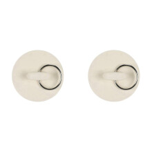 2X 1 1/2in White Rubber Wash Basin Bathtub Plug Sink Plug Drain Pipe Plug Sink Plug Water Plug