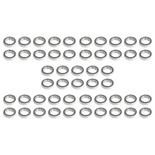 50Pcs 6802-2RS 15x24x5mm Metal Shielded Sealed Deep Bearings