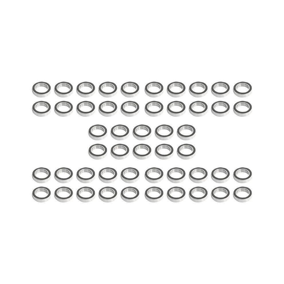 50Pcs 6802-2Rs 15X24x5mm Metal Shielded Sealed Deep Bearings 6033072039429