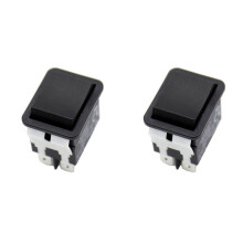 2X Rocker , HY12-9-3 6Pins Industrial Electric Rocker  125V/250V Pushbutton
