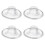 4X Stainless Steel Drainer Basin Filter Mesh Sink Strainer 3.5 Inch Top Diameter 1