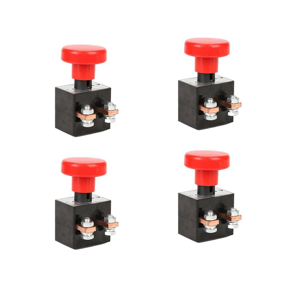 4X 250A Type Emergency Disconnect Stop Start Button Emergency For Forklift Pallet Truck Cart 4713131933340