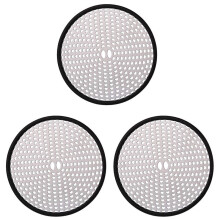 3X Cubierta de Drenaje de Ducha Colector de Pelo, FáCil de Limpiar Piso Protector de Drenaje Colador Trampa de Pelo Malla para Bañera Lavabo Piso