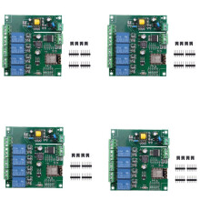 4X ESP8266 ESP-12F Modulo Relè WIFI 4 Canali AC90-250V / DC7-30V / 5V Relè di Ritardo Interruttore per IDE Home IOT Remote