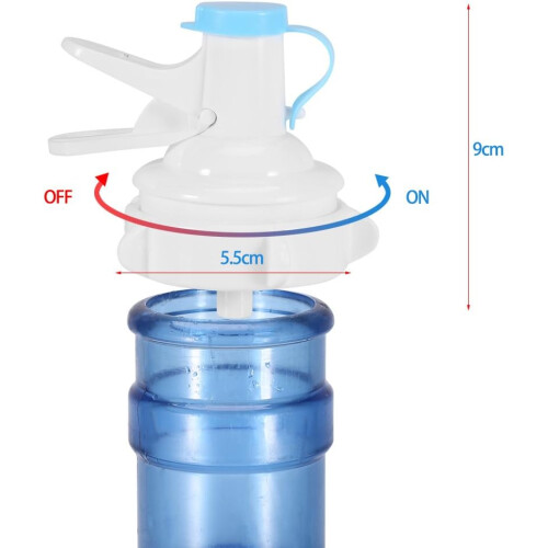 2 Pack 5 Gallon Water Dispenser Pump with Precise Flow Control and Leakproof Reusable Spout 2