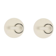 2st 1 3/8 Inch Witte Rubberen Wastafel, Badkuipplug, Gootsteenplug, Afvoerpijpplug, Gootsteenplug, Waterplug