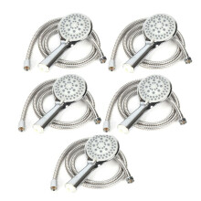 5X Soffione Doccia Multifunzione, Soffione Doccia Portatile, Cintura per Risparmio Idrico, Tubo da 1,5 M
