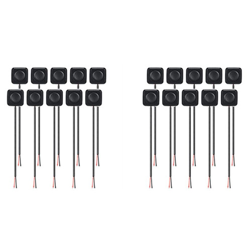 20Pcs 12V/24V  Momentary Push Button /Off , Surface Mount, Easy Installation for Electronic Experiment