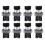 8pcs 22mm Latching 2 NO 3-Position Rotary Selector Select  ZB2-BE101C Black 1