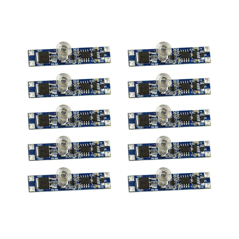 10X 5V-24V 8A Intelligent Led Light Dimmer Capacitive Sensor Module Pcbaled Dimming Control Touch 6032985053843