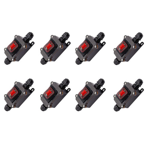8X IP67 Waterproof Inline  12V  20A High Current Power Waterproof