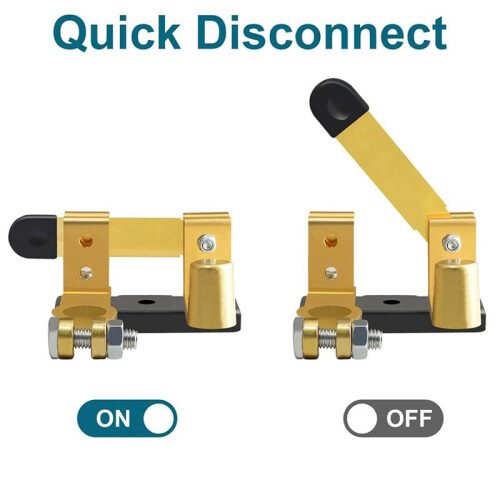 2X Battery Disconnect ,Top Post Knife Blade Master , Battery Disconnect , Cut Off Shut Off 2