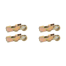 4Pcs Sliding Patio Door Rollers, Wheel Bearing Rear Adjustable Sliding Door Wheel Replacement for Sliding Glass Door