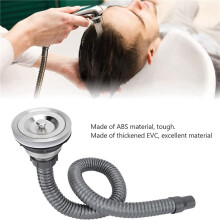 2X Drain Plug Stainless Steel Sink Plug, Hair Salon Shampoo Basin Drain Plug, Sink Plug with Hair Catcher