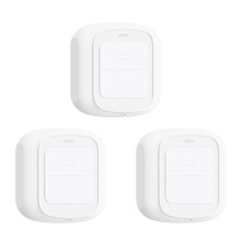 3X Tuya Pulsante WiFi Interruttore di Scena Interruttore Wireless Light da Parete Basso Consumo Energetico Nessun Cablaggio per un Tocco per