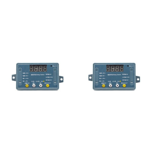 2X  24V 10A Adjustable  Delay Relay Module 32 Modes LED Digital Timming Trigger Timer Control  Pulse Cycle