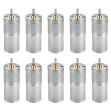 10X 25GA-370  12V  Gear Box Motor Speed Reduction Geared Motor for Electronic Lock(300RPM)