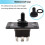 3X Rocker Toggle Switches Momentary 6 Pin 3 Position ()-Off-()/Down Polarity Reverse  with Panel 5