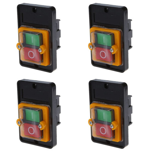4X AC 220/380V /OFF Water Proof Push Button  -5