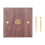 8X American Industrial Style Light  Socket, Solid Wood Brass Toggle  Plate, Antique Home Stay (1) 4