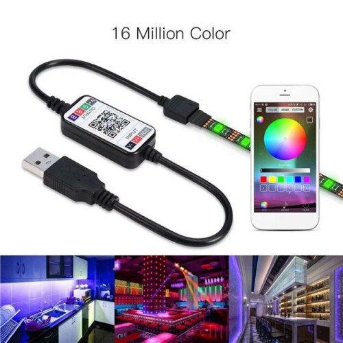 3X Wireless  LED Dimmer Remote Controller DC5-24V Phone APP Connection Control for RGB Light Strip Timer 2