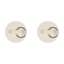 2pcs 1 3/4in White Rubber Wash Basin Bathtub Plug Sink Plug Drain Pipe Plug Sink Plug Water Plug