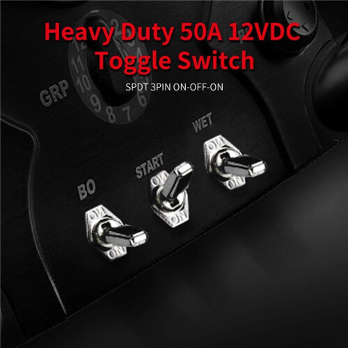 3X 50A 12V  Heavy Duty Toggle  R13-401-103 Car Toggle  Car Modified High Current Toggle 2