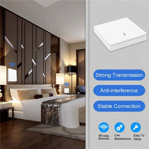 3X Wireless  Light  RF 433MHz Lighting Control Intelligent  AC 90-250V 10A Module( 1 W and 1 C) 2